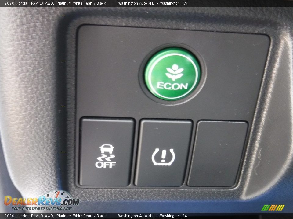 2020 Honda HR-V LX AWD Platinum White Pearl / Black Photo #14