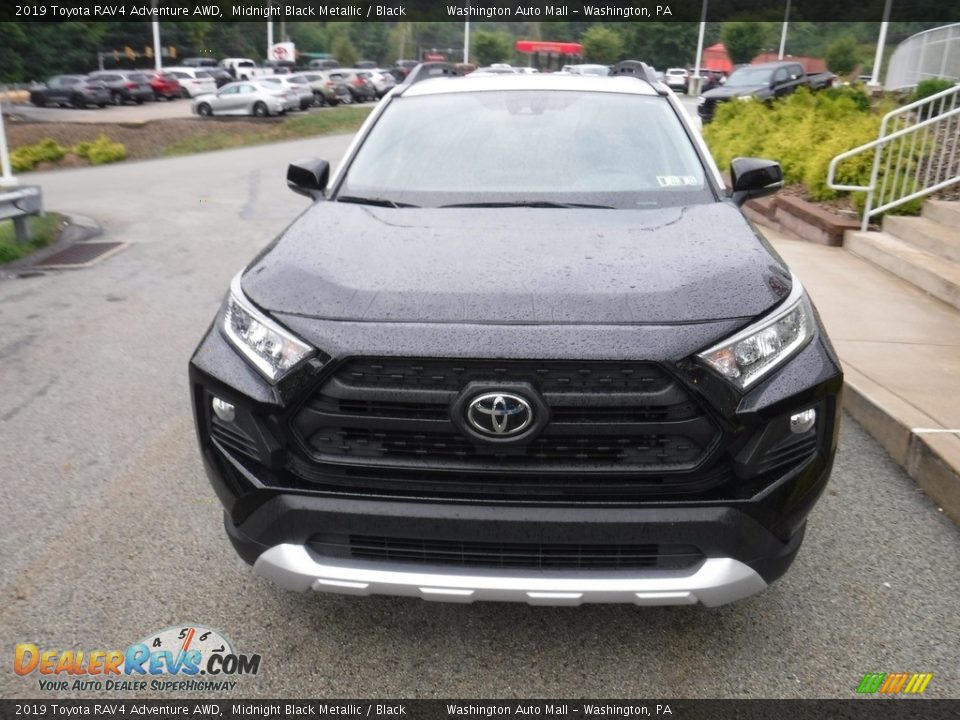 2019 Toyota RAV4 Adventure AWD Midnight Black Metallic / Black Photo #12