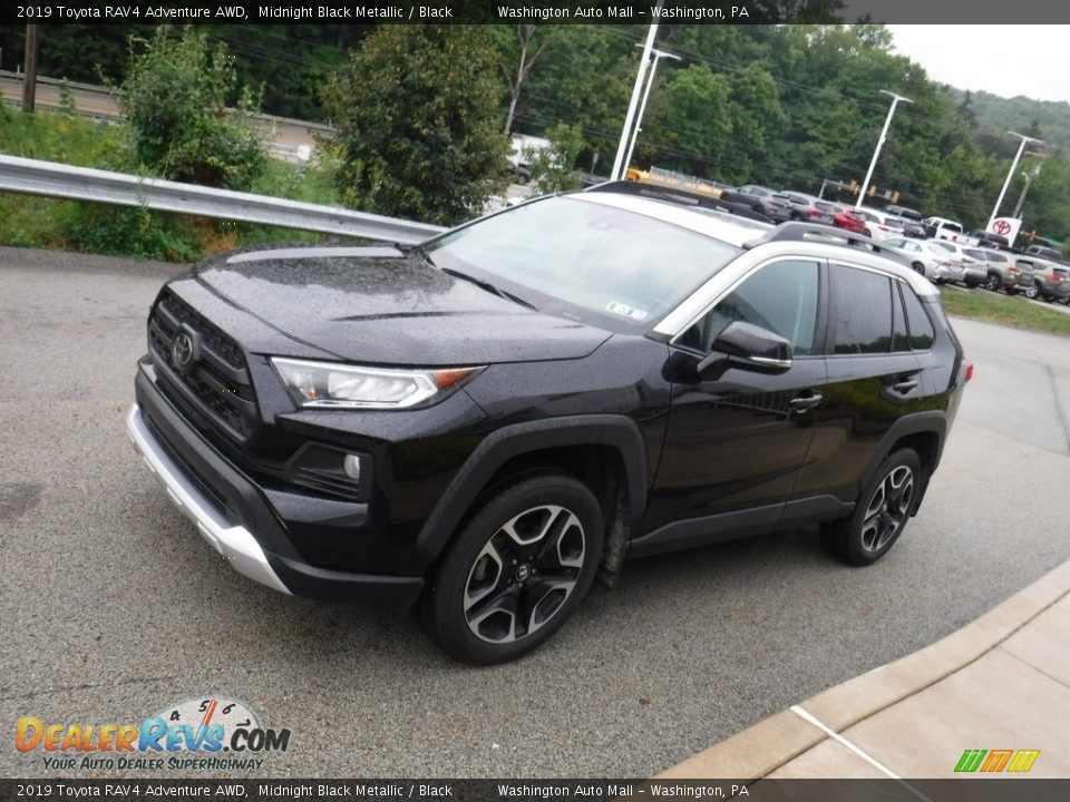 2019 Toyota RAV4 Adventure AWD Midnight Black Metallic / Black Photo #13