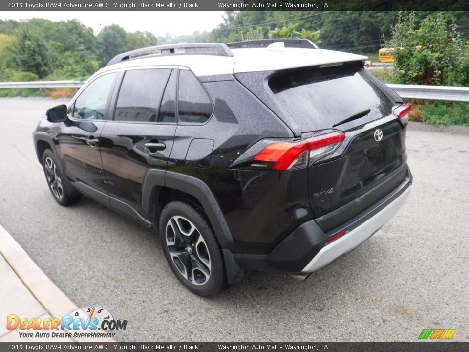 2019 Toyota RAV4 Adventure AWD Midnight Black Metallic / Black Photo #14