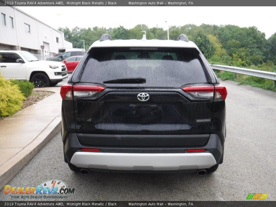 2019 Toyota RAV4 Adventure AWD Midnight Black Metallic / Black Photo #15