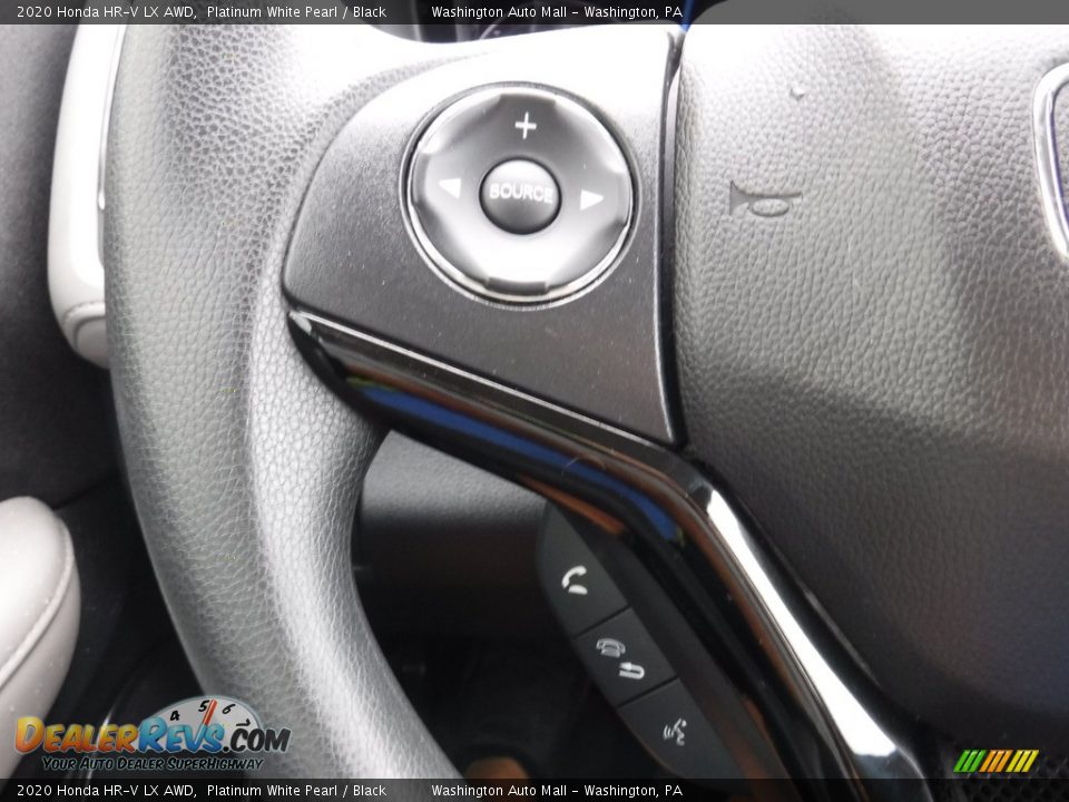 2020 Honda HR-V LX AWD Platinum White Pearl / Black Photo #20