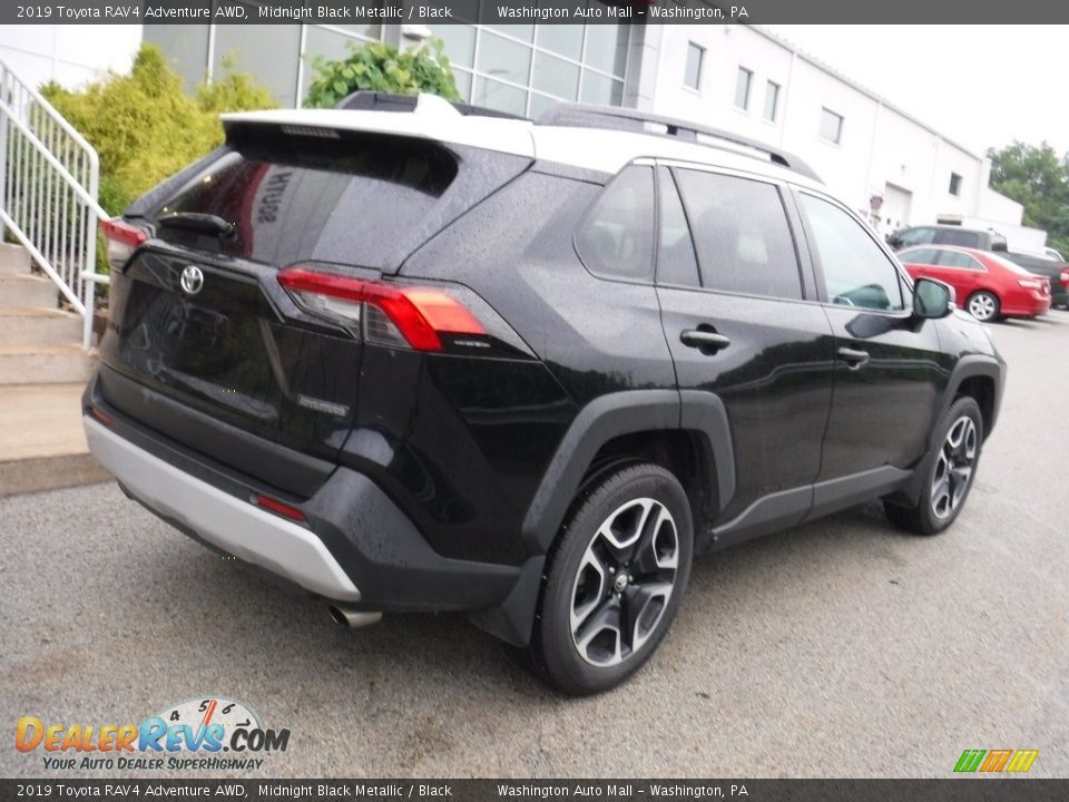 2019 Toyota RAV4 Adventure AWD Midnight Black Metallic / Black Photo #16