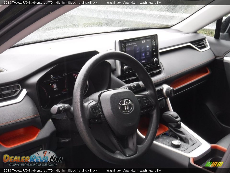 2019 Toyota RAV4 Adventure AWD Midnight Black Metallic / Black Photo #20