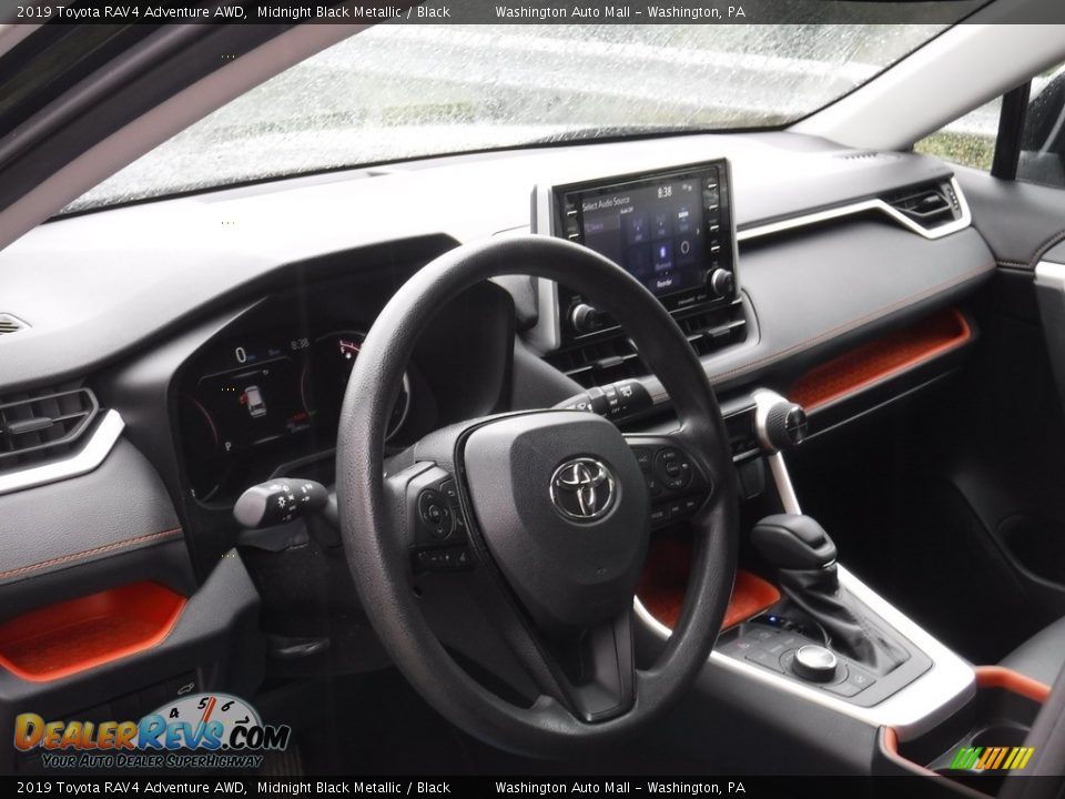 2019 Toyota RAV4 Adventure AWD Midnight Black Metallic / Black Photo #20