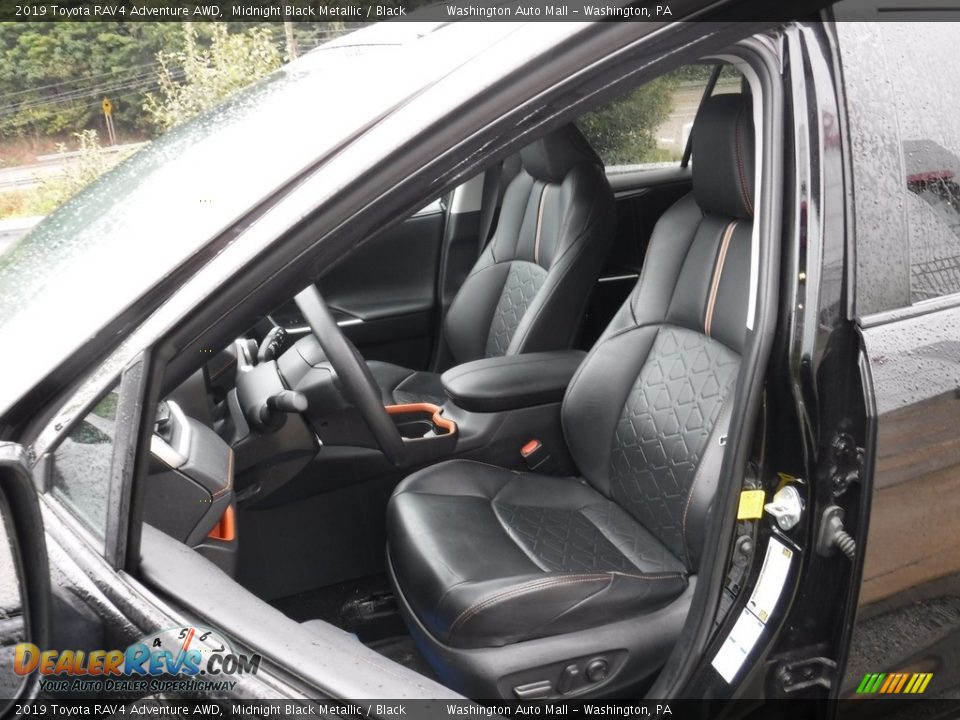 2019 Toyota RAV4 Adventure AWD Midnight Black Metallic / Black Photo #21