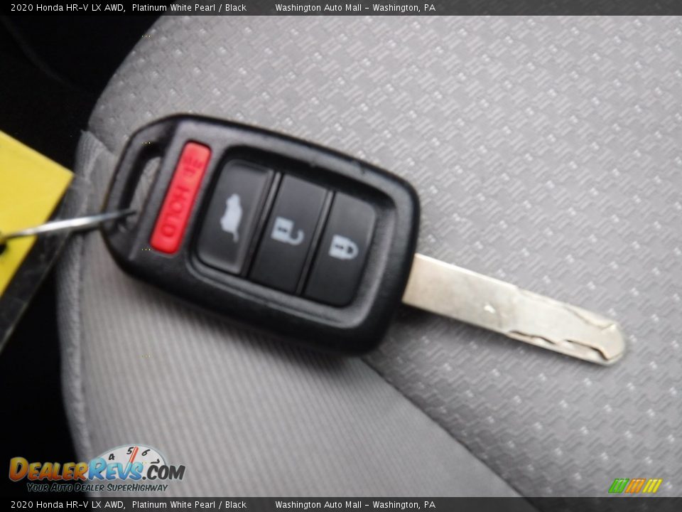 2020 Honda HR-V LX AWD Platinum White Pearl / Black Photo #28