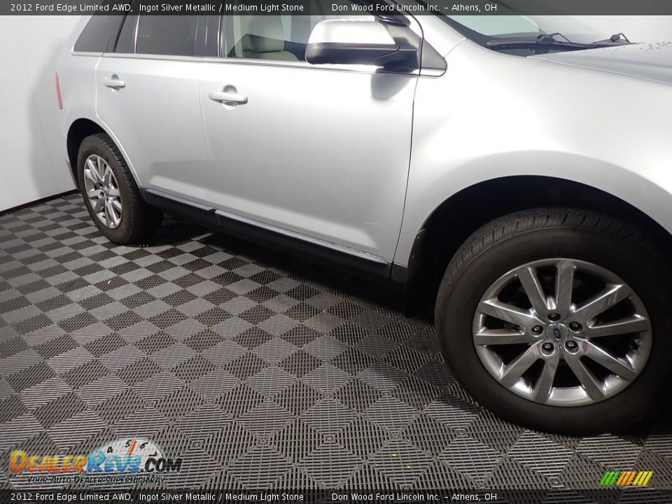 2012 Ford Edge Limited AWD Ingot Silver Metallic / Medium Light Stone Photo #4