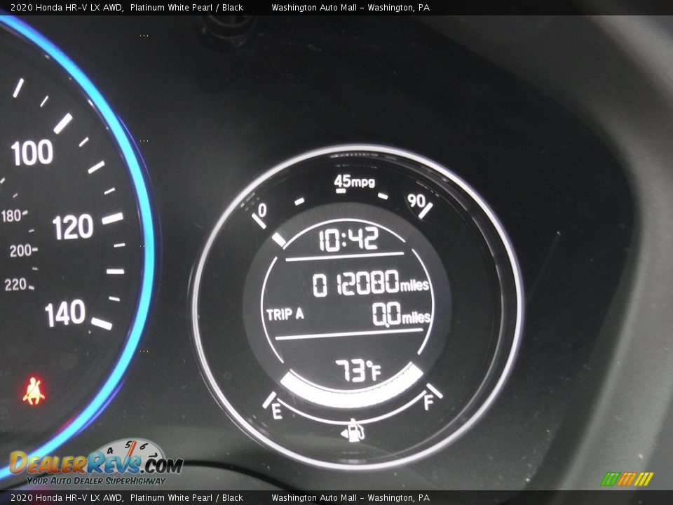 2020 Honda HR-V LX AWD Platinum White Pearl / Black Photo #30