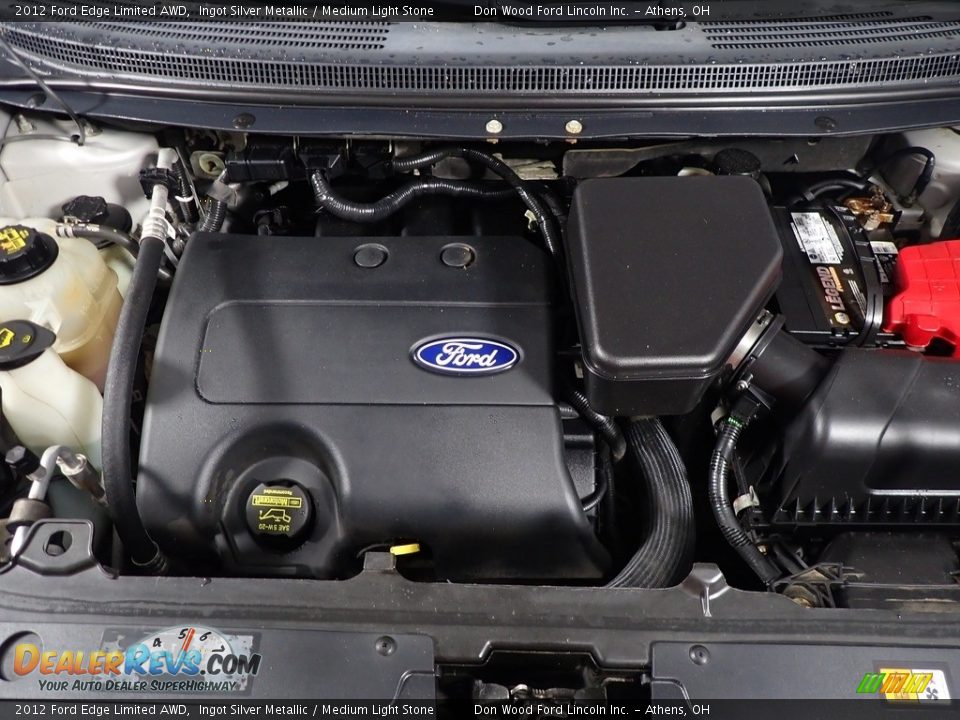 2012 Ford Edge Limited AWD Ingot Silver Metallic / Medium Light Stone Photo #7