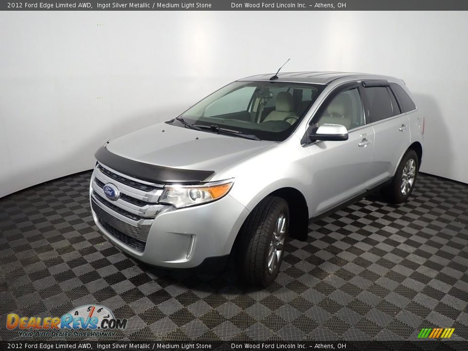 2012 Ford Edge Limited AWD Ingot Silver Metallic / Medium Light Stone Photo #9