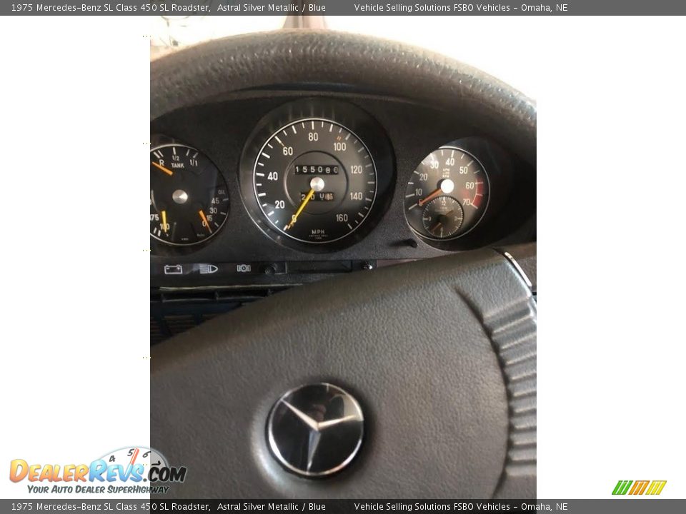 1975 Mercedes-Benz SL Class 450 SL Roadster Gauges Photo #15