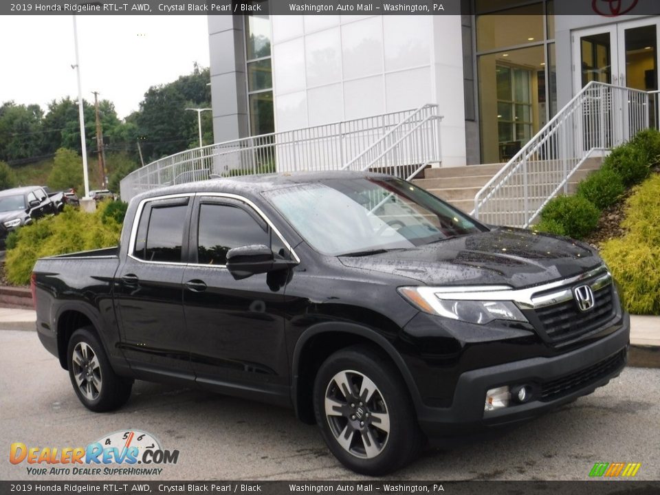 2019 Honda Ridgeline RTL-T AWD Crystal Black Pearl / Black Photo #1