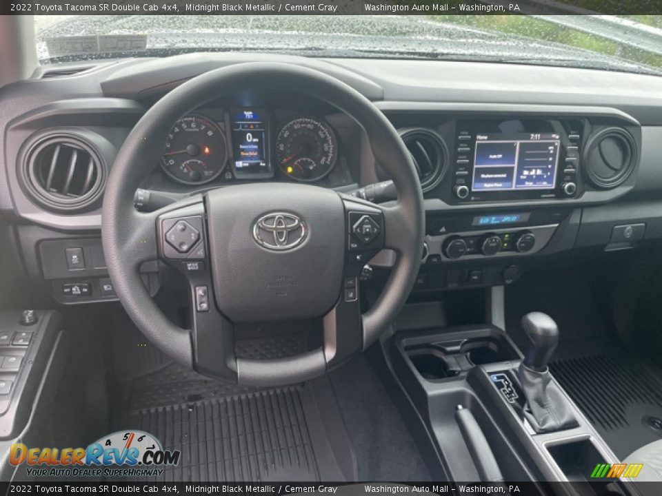 Dashboard of 2022 Toyota Tacoma SR Double Cab 4x4 Photo #12