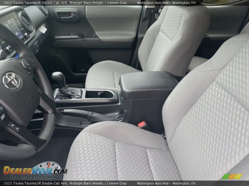 Front Seat of 2022 Toyota Tacoma SR Double Cab 4x4 Photo #13