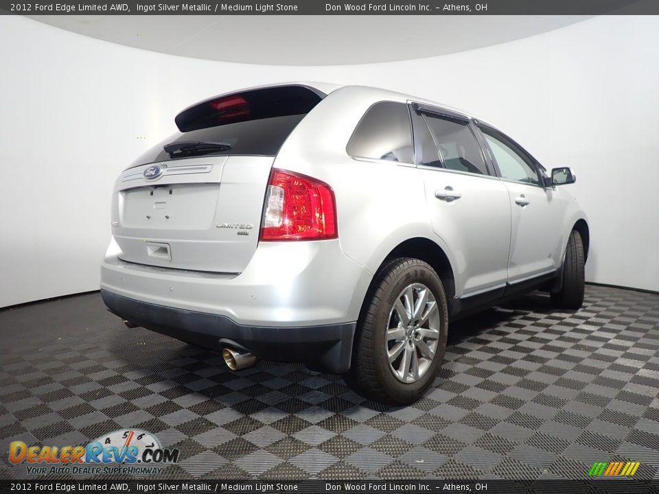 2012 Ford Edge Limited AWD Ingot Silver Metallic / Medium Light Stone Photo #16