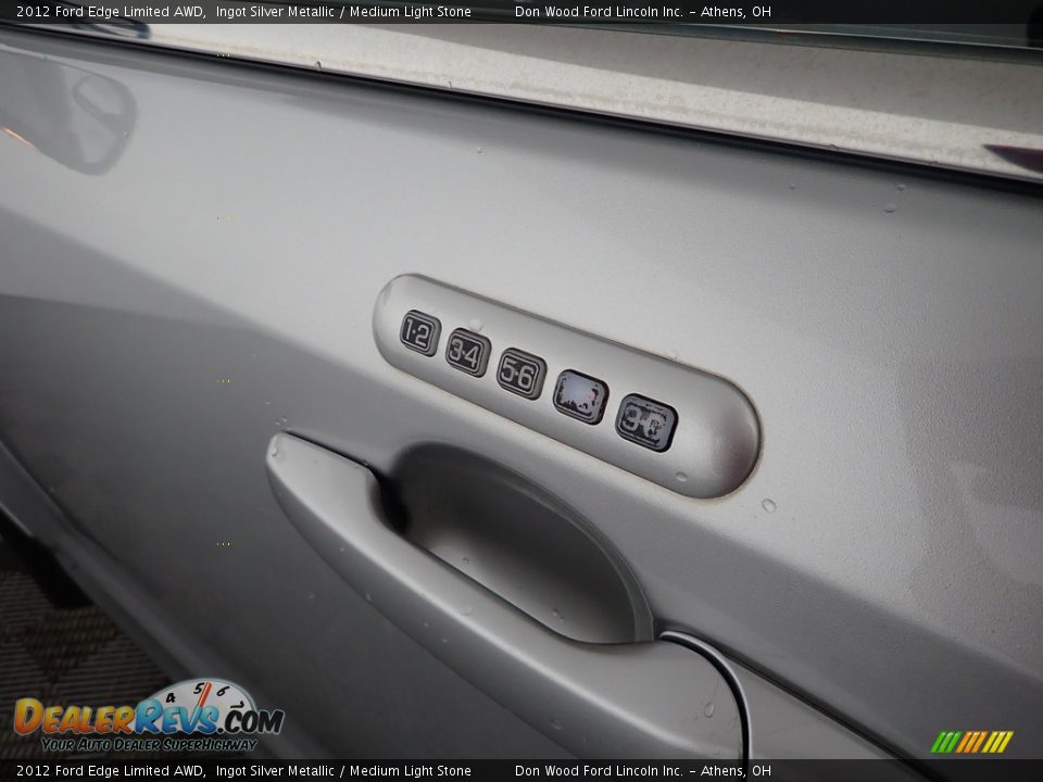 2012 Ford Edge Limited AWD Ingot Silver Metallic / Medium Light Stone Photo #18