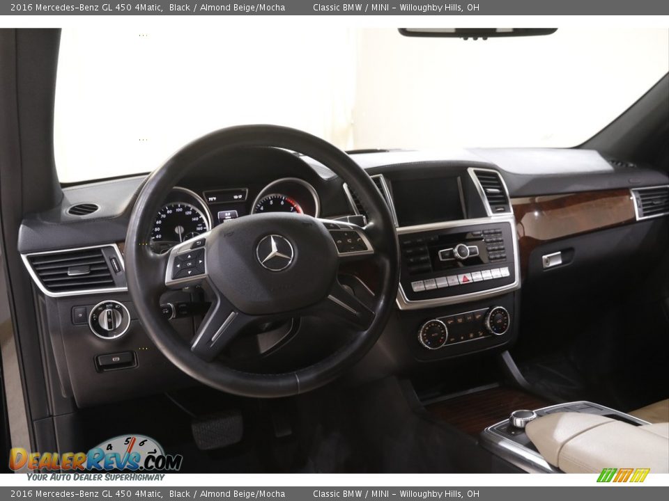 2016 Mercedes-Benz GL 450 4Matic Black / Almond Beige/Mocha Photo #6