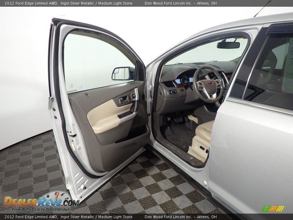 2012 Ford Edge Limited AWD Ingot Silver Metallic / Medium Light Stone Photo #19