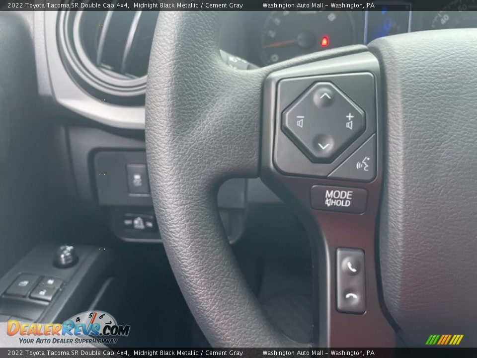 2022 Toyota Tacoma SR Double Cab 4x4 Steering Wheel Photo #19