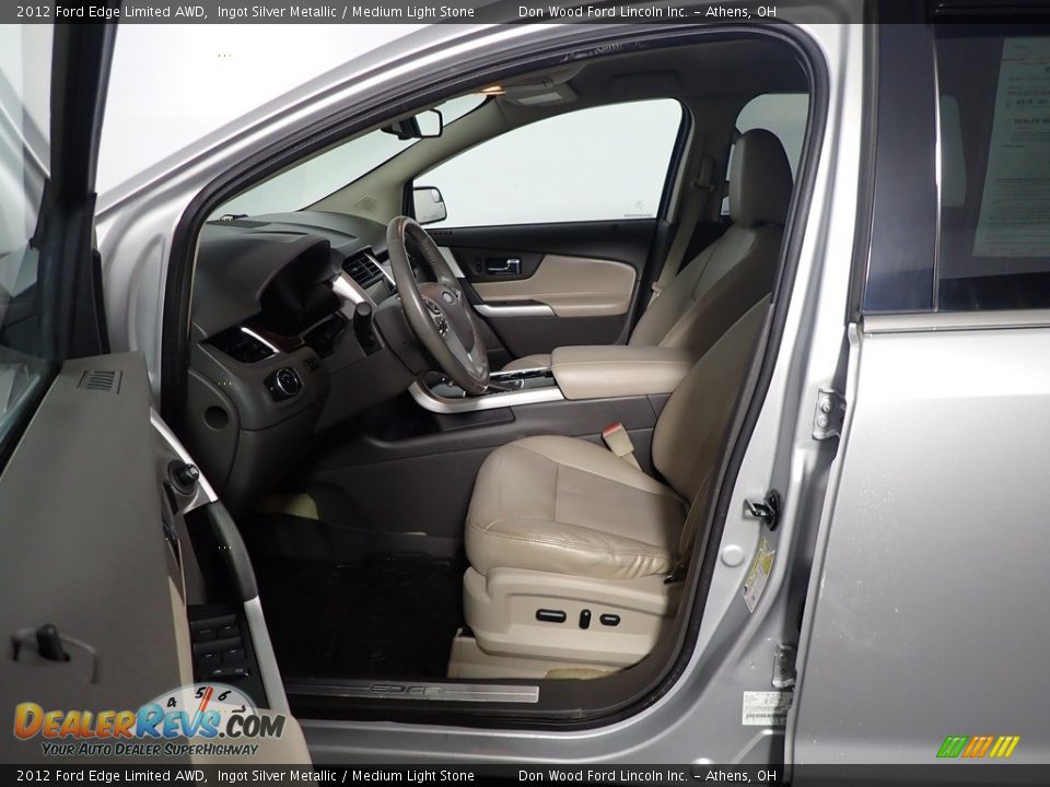 2012 Ford Edge Limited AWD Ingot Silver Metallic / Medium Light Stone Photo #21