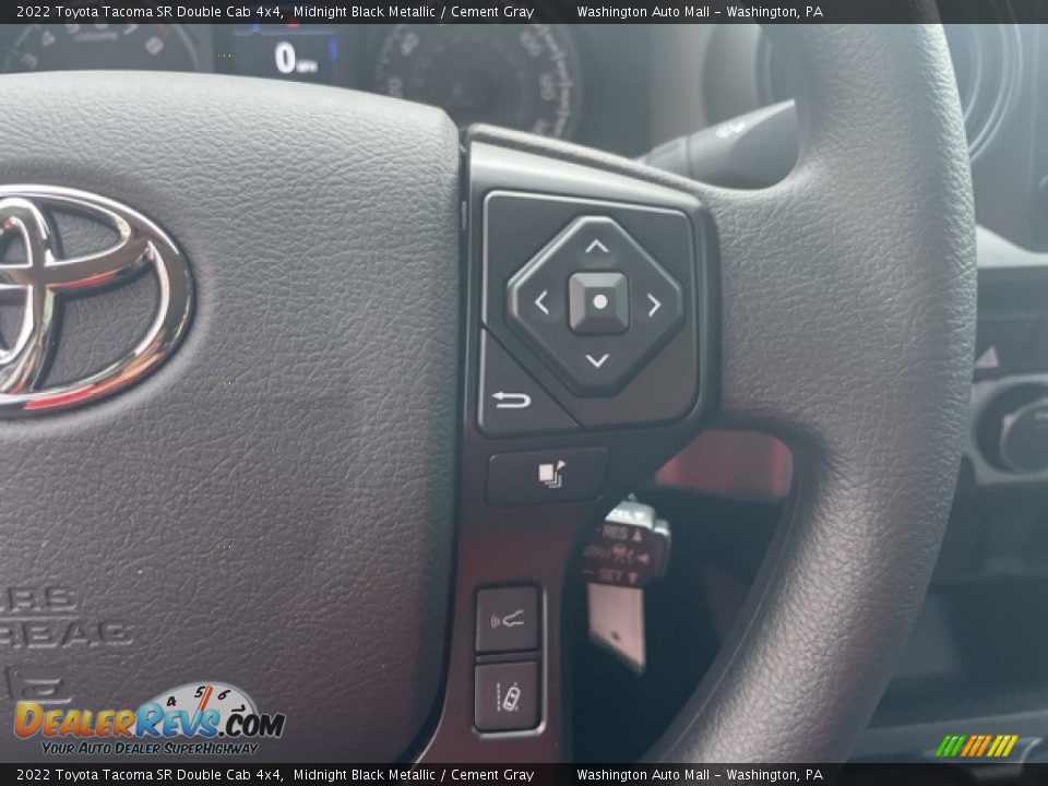 2022 Toyota Tacoma SR Double Cab 4x4 Steering Wheel Photo #20