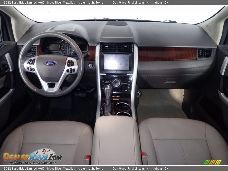 2012 Ford Edge Limited AWD Ingot Silver Metallic / Medium Light Stone Photo #23