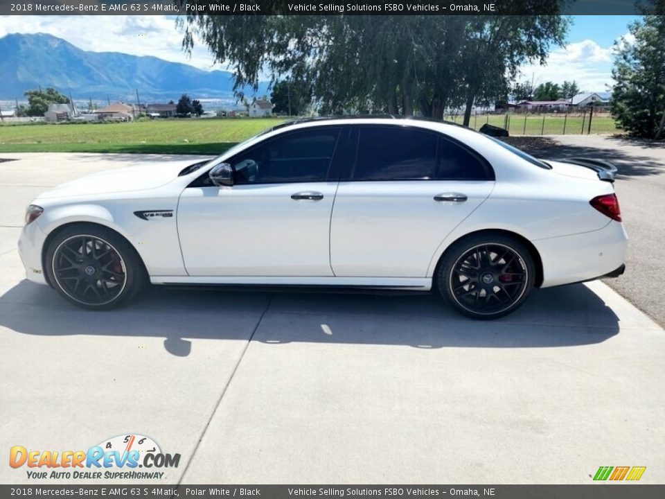 2018 Mercedes-Benz E AMG 63 S 4Matic Polar White / Black Photo #6