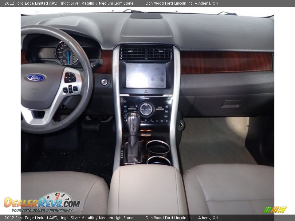 2012 Ford Edge Limited AWD Ingot Silver Metallic / Medium Light Stone Photo #24