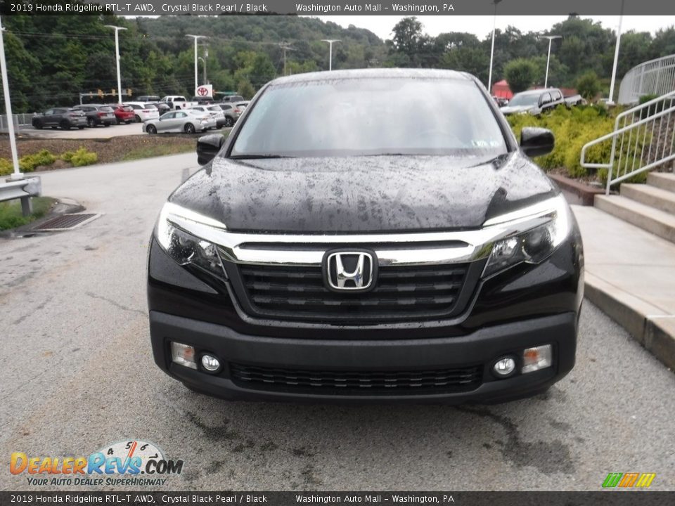 2019 Honda Ridgeline RTL-T AWD Crystal Black Pearl / Black Photo #11