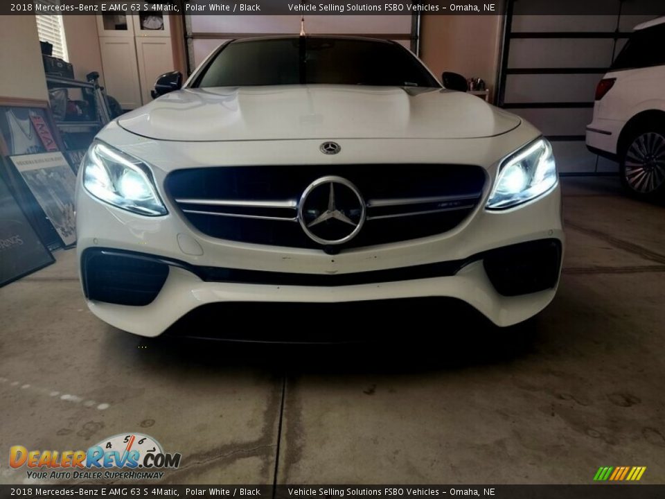 2018 Mercedes-Benz E AMG 63 S 4Matic Polar White / Black Photo #10