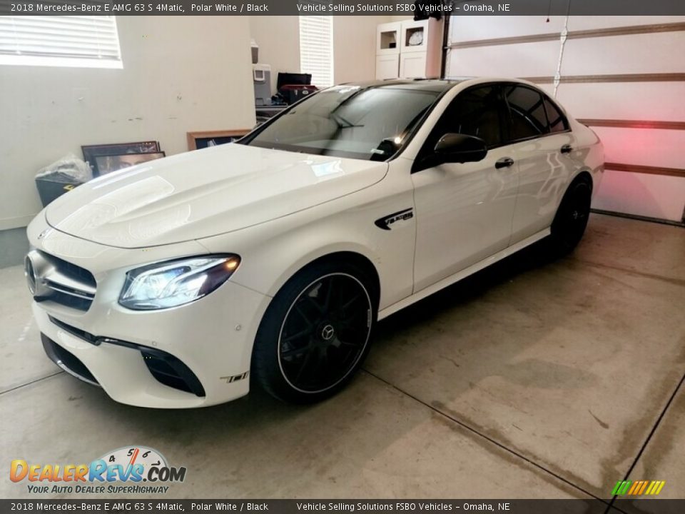 2018 Mercedes-Benz E AMG 63 S 4Matic Polar White / Black Photo #11