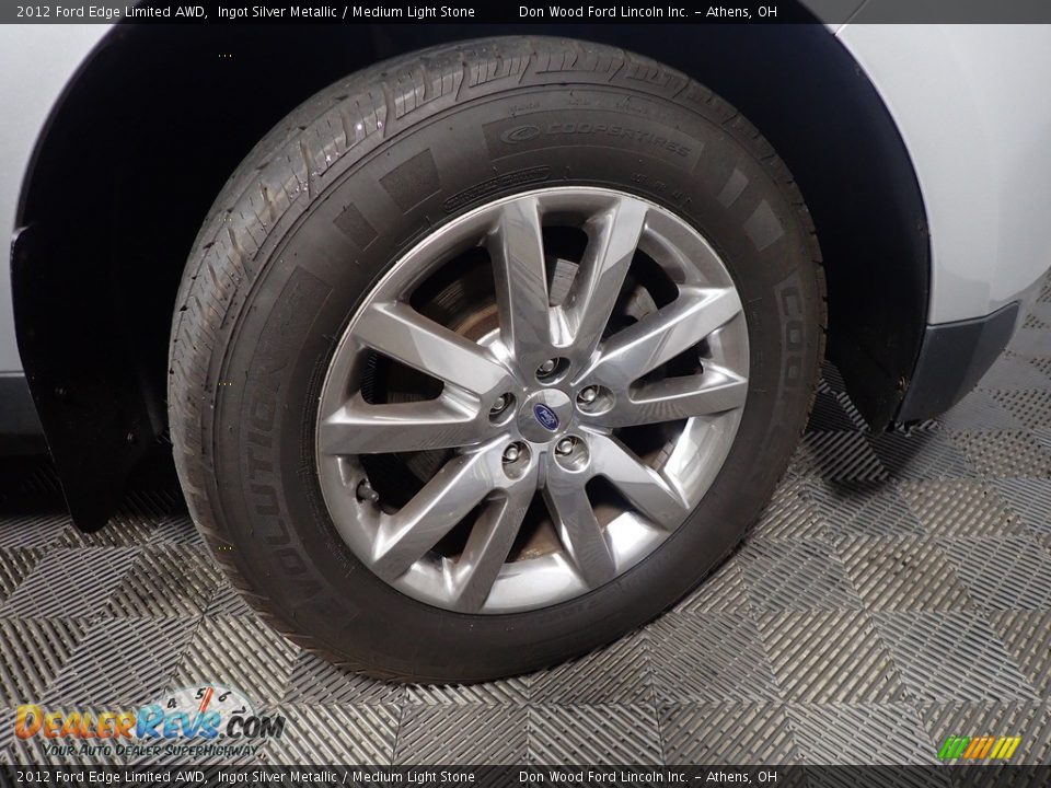 2012 Ford Edge Limited AWD Ingot Silver Metallic / Medium Light Stone Photo #31