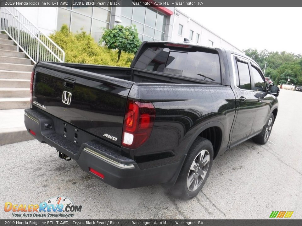 2019 Honda Ridgeline RTL-T AWD Crystal Black Pearl / Black Photo #17