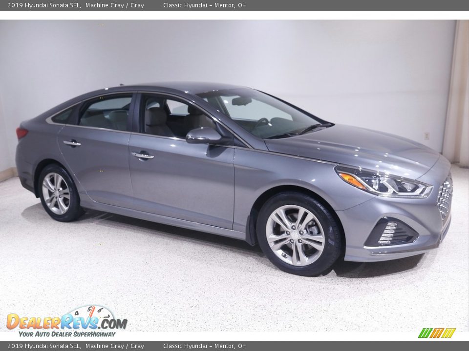 2019 Hyundai Sonata SEL Machine Gray / Gray Photo #1