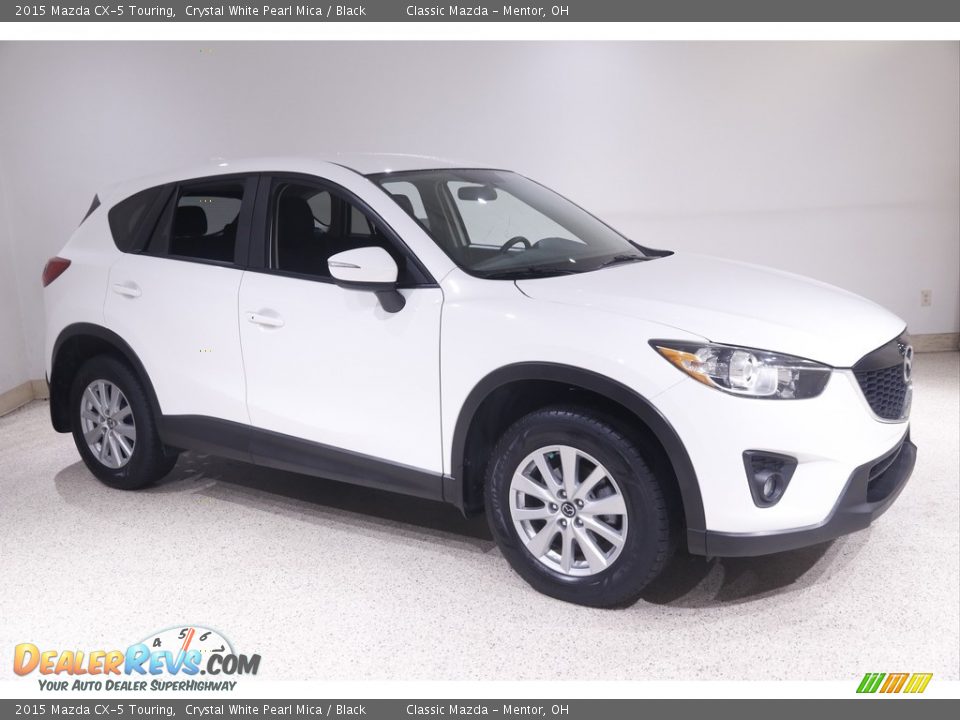2015 Mazda CX-5 Touring Crystal White Pearl Mica / Black Photo #1