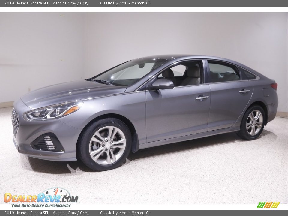 2019 Hyundai Sonata SEL Machine Gray / Gray Photo #3