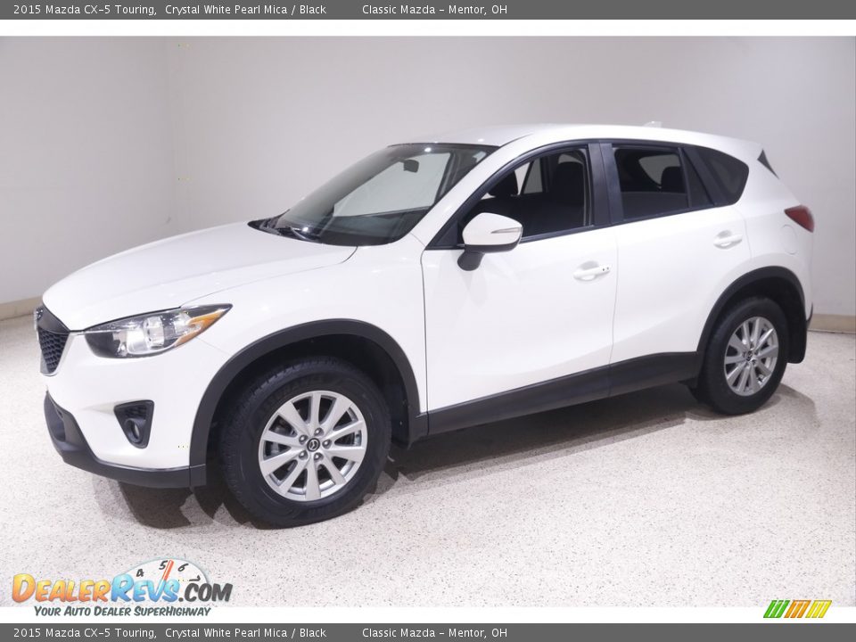 2015 Mazda CX-5 Touring Crystal White Pearl Mica / Black Photo #3