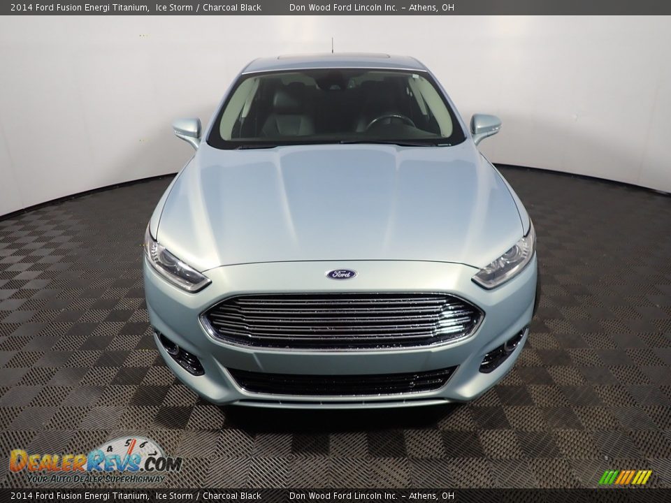 2014 Ford Fusion Energi Titanium Ice Storm / Charcoal Black Photo #6