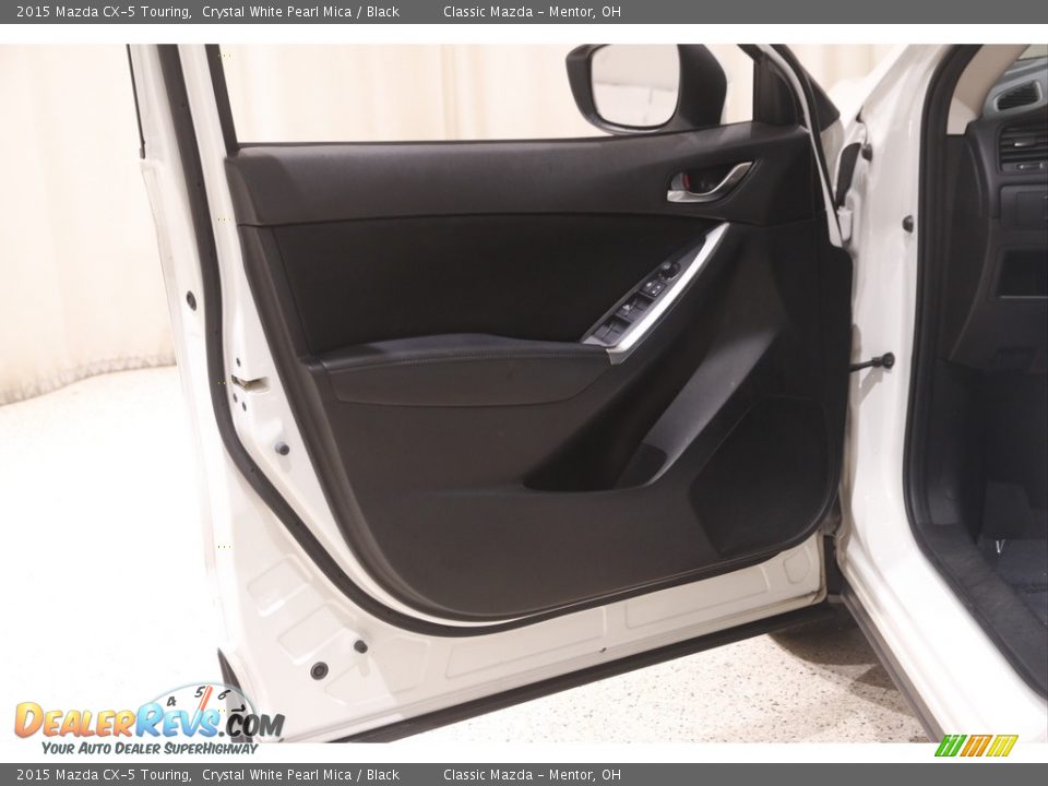 2015 Mazda CX-5 Touring Crystal White Pearl Mica / Black Photo #4