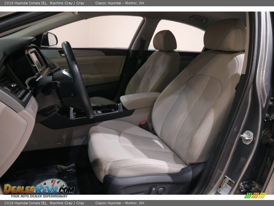2019 Hyundai Sonata SEL Machine Gray / Gray Photo #5
