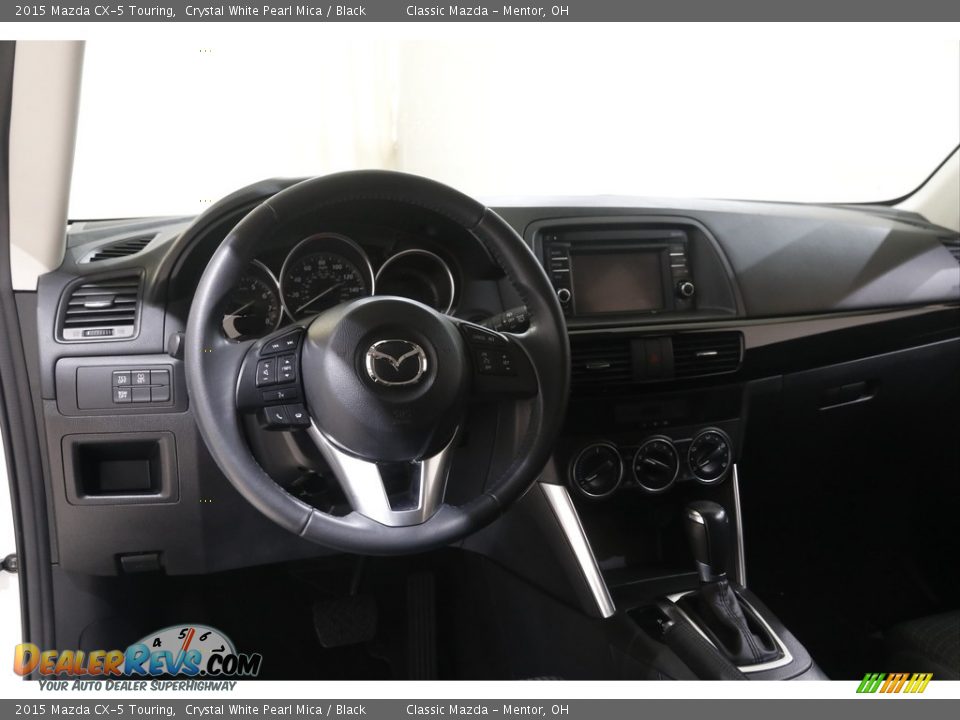 2015 Mazda CX-5 Touring Crystal White Pearl Mica / Black Photo #6
