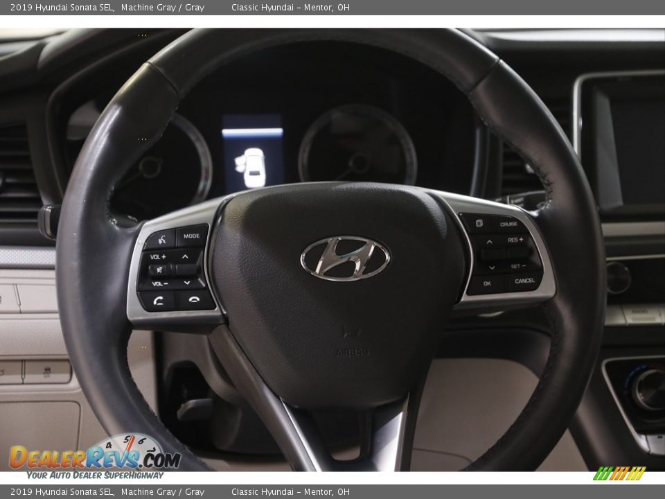 2019 Hyundai Sonata SEL Machine Gray / Gray Photo #7
