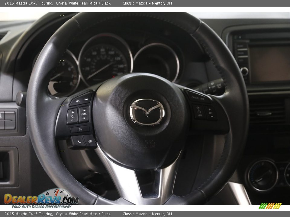 2015 Mazda CX-5 Touring Crystal White Pearl Mica / Black Photo #7