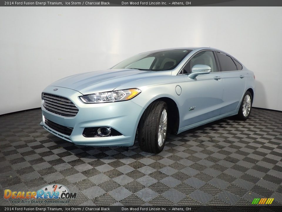 2014 Ford Fusion Energi Titanium Ice Storm / Charcoal Black Photo #9