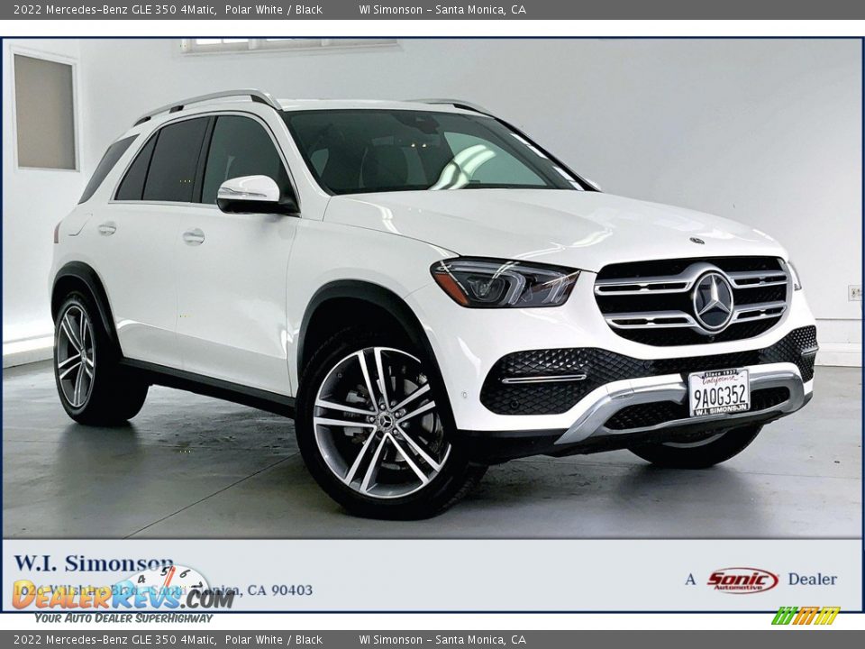 2022 Mercedes-Benz GLE 350 4Matic Polar White / Black Photo #1