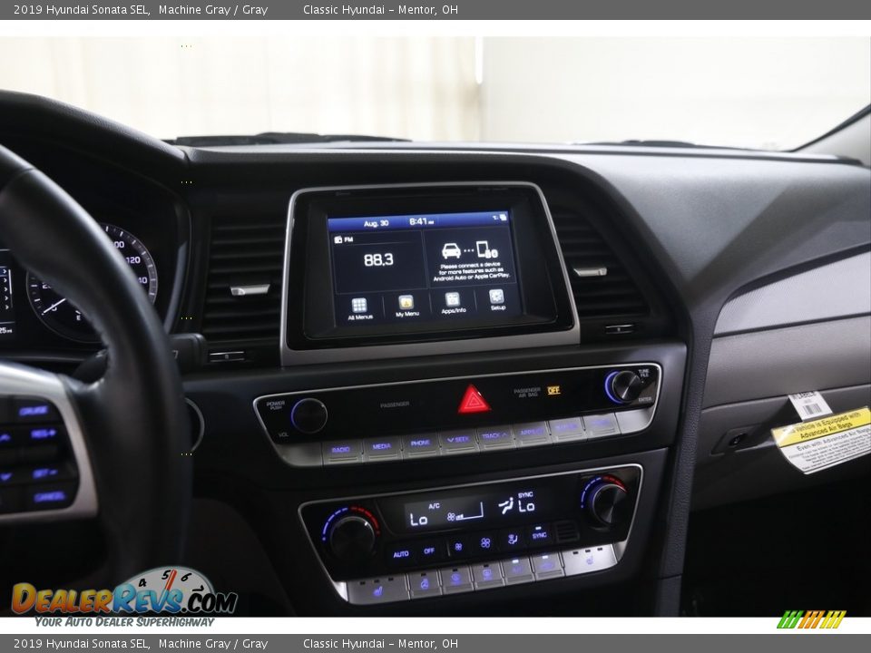 2019 Hyundai Sonata SEL Machine Gray / Gray Photo #9