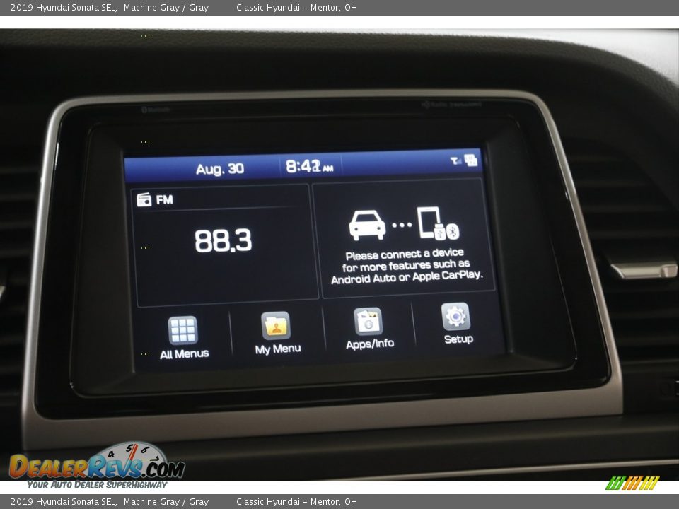 2019 Hyundai Sonata SEL Machine Gray / Gray Photo #10