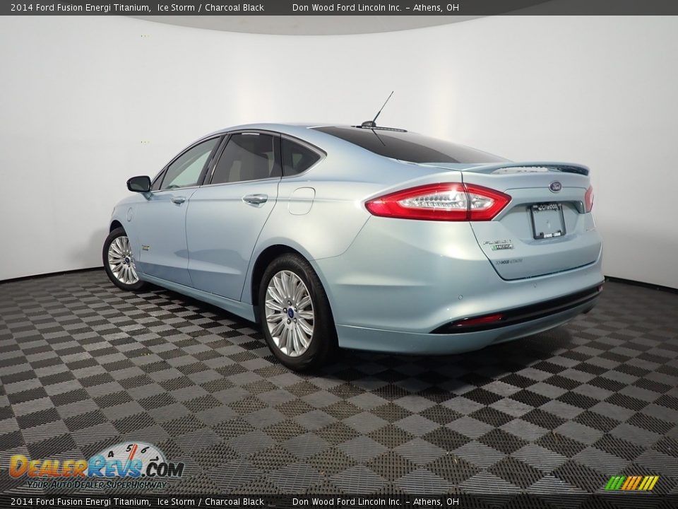 2014 Ford Fusion Energi Titanium Ice Storm / Charcoal Black Photo #12