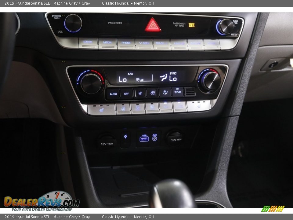 2019 Hyundai Sonata SEL Machine Gray / Gray Photo #12